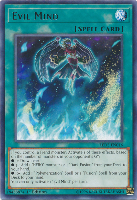 Evil Mind [LED5-EN016] Rare | Card Merchant Takapuna