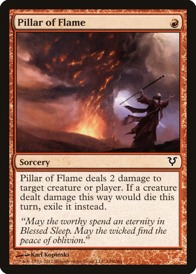 Pillar of Flame [Avacyn Restored] | Card Merchant Takapuna