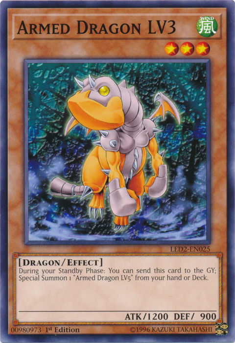 Armed Dragon LV3 [LED2-EN025] Common | Card Merchant Takapuna