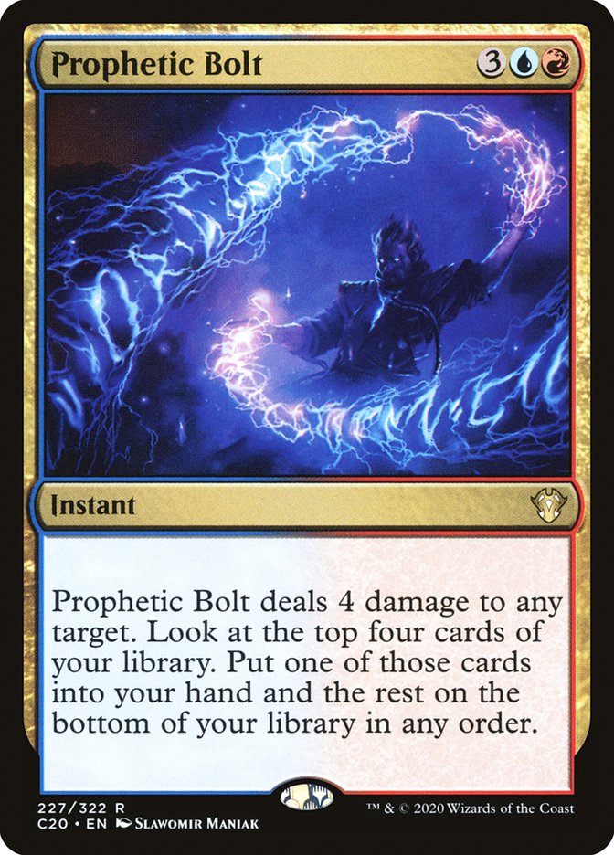 Prophetic Bolt [Commander 2020] | Card Merchant Takapuna