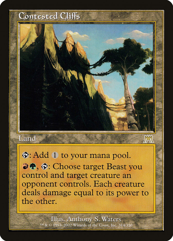 Contested Cliffs [Onslaught] | Card Merchant Takapuna