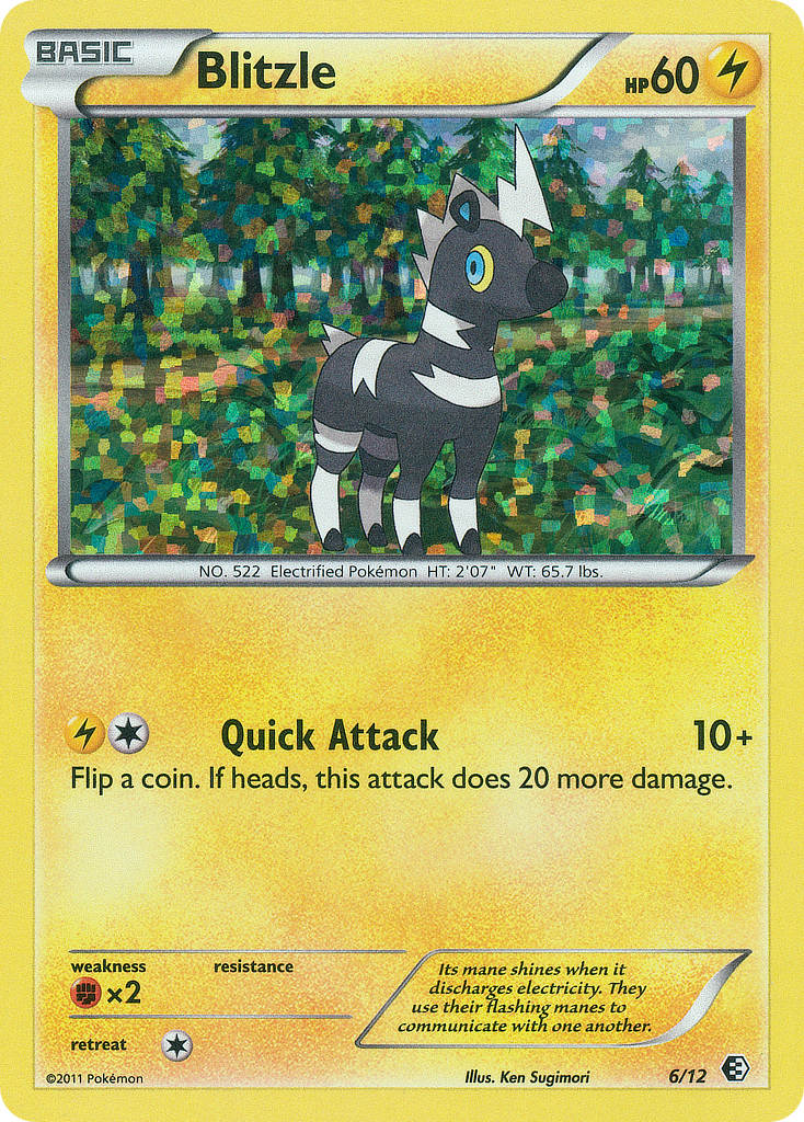 Blitzle (6/12) [McDonald's Promos: 2011 Collection] | Card Merchant Takapuna