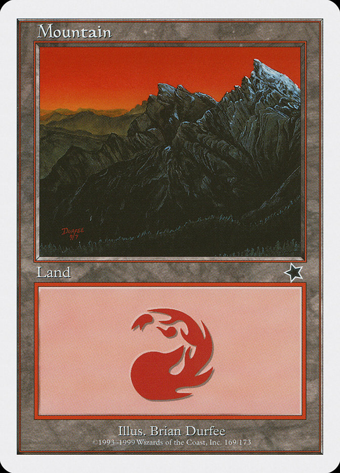 Mountain (169) [Starter 1999] | Card Merchant Takapuna