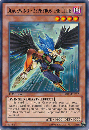 Blackwing - Zephyros the Elite [SDLI-EN022] Common | Card Merchant Takapuna