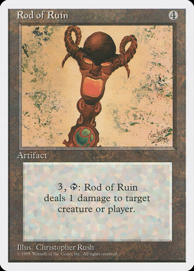 Rod of Ruin [Fourth Edition] | Card Merchant Takapuna