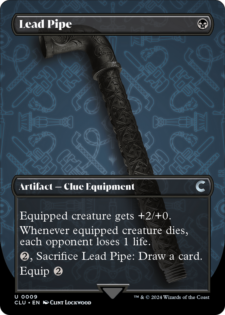 Lead Pipe (Borderless) [Ravnica: Clue Edition] | Card Merchant Takapuna