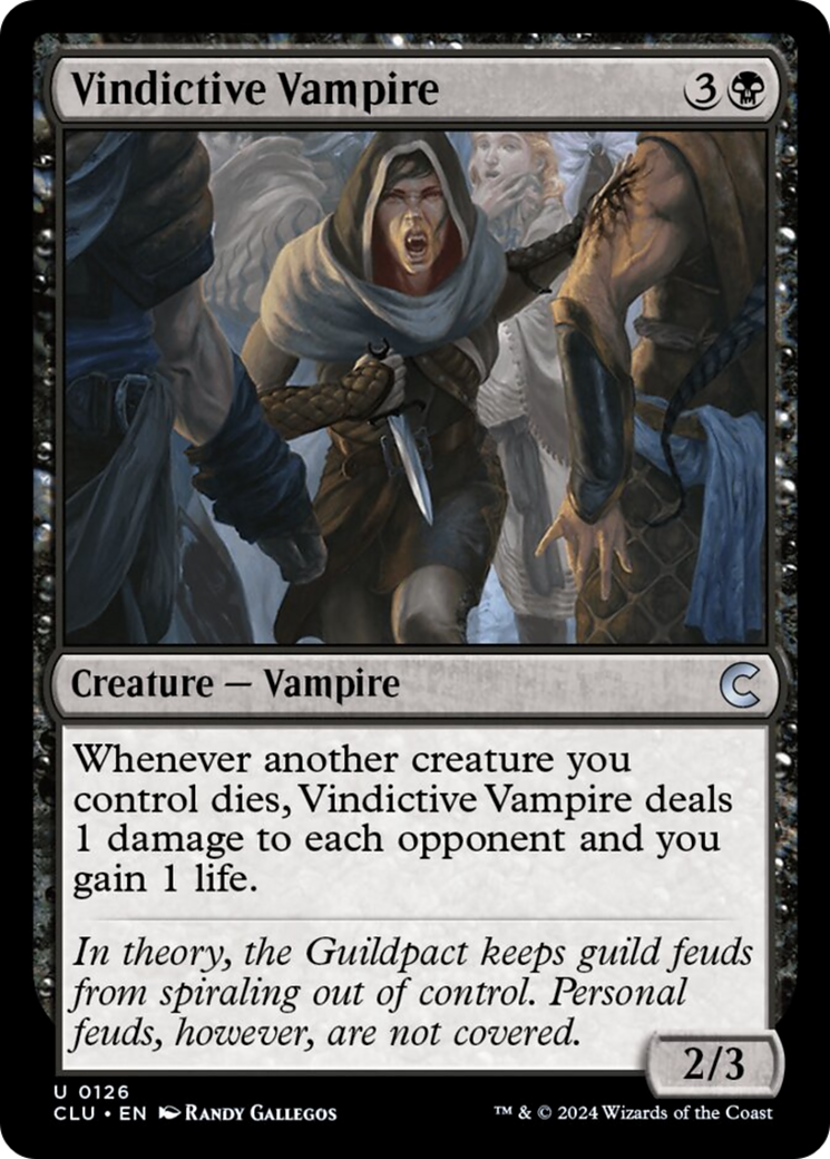 Vindictive Vampire [Ravnica: Clue Edition] | Card Merchant Takapuna