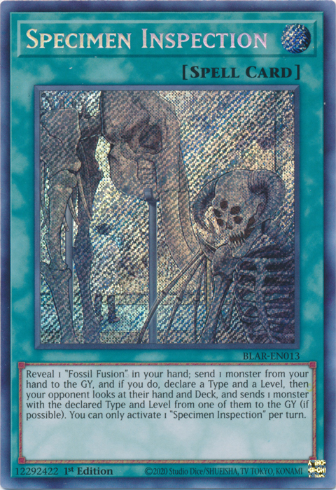 Specimen Inspection [BLAR-EN013] Secret Rare | Card Merchant Takapuna