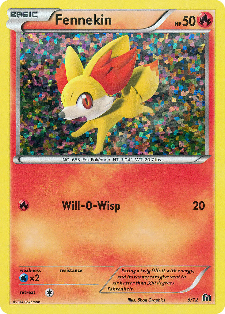 Fennekin (3/12) [McDonald's Promos: 2014 Collection] | Card Merchant Takapuna