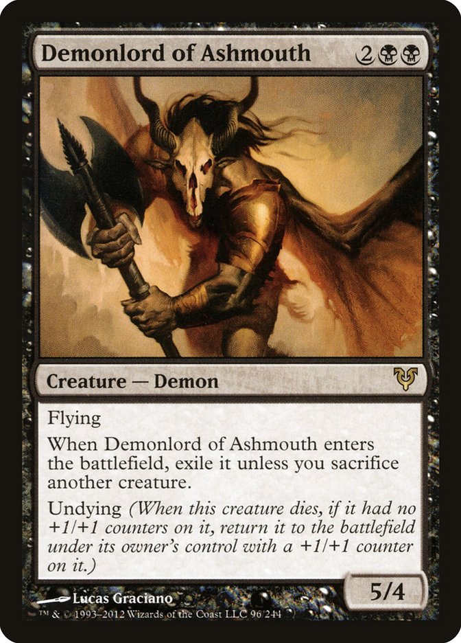 Demonlord of Ashmouth [Avacyn Restored] | Card Merchant Takapuna