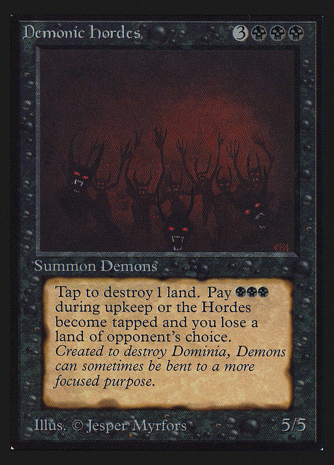 Demonic Hordes [Collectors' Edition] | Card Merchant Takapuna