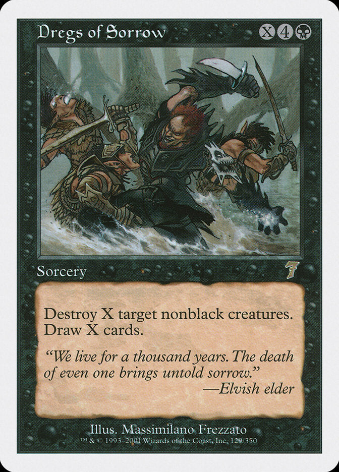 Dregs of Sorrow [Seventh Edition] | Card Merchant Takapuna