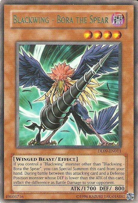 Blackwing - Bora the Spear (Green) [DL09-EN011] Rare | Card Merchant Takapuna