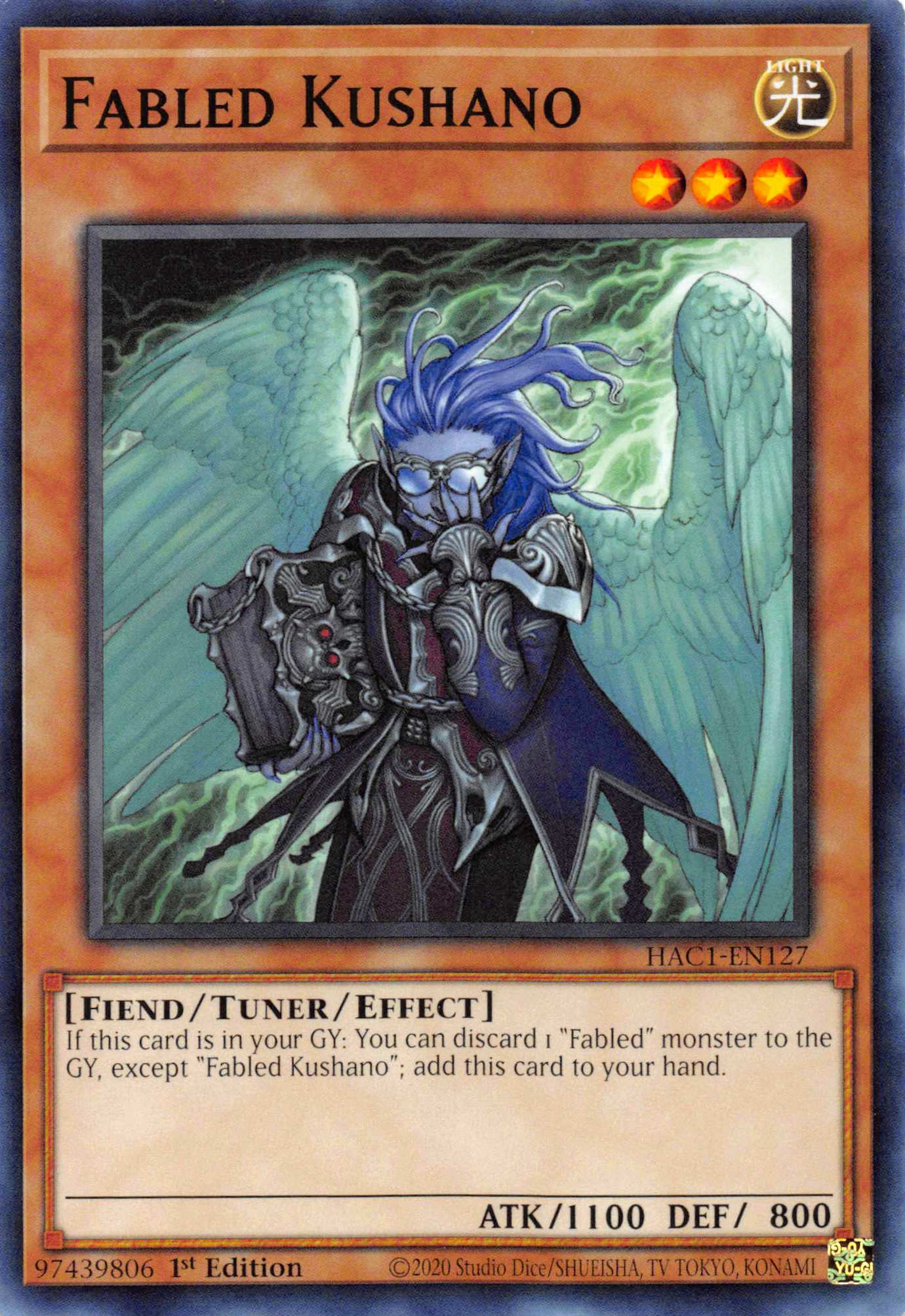 Fabled Kushano [HAC1-EN127] Common | Card Merchant Takapuna