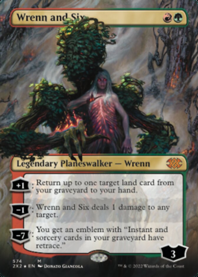 Wrenn and Six (Textured Foil) [Double Masters 2022] | Card Merchant Takapuna