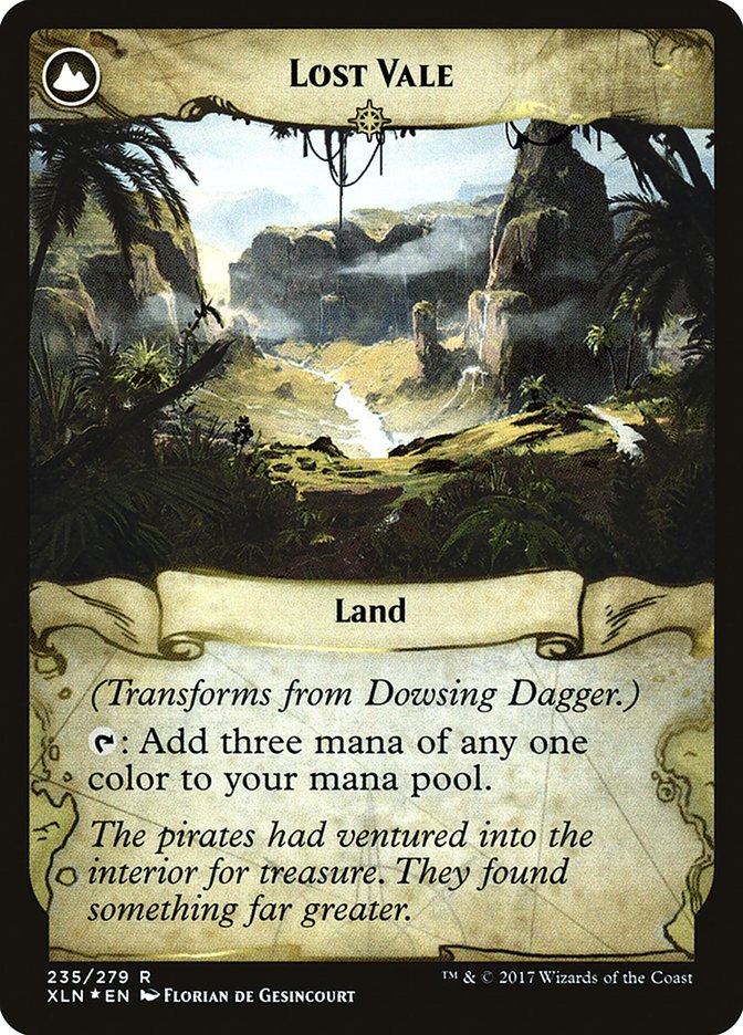 Dowsing Dagger // Lost Vale [Ixalan Prerelease Promos] | Card Merchant Takapuna