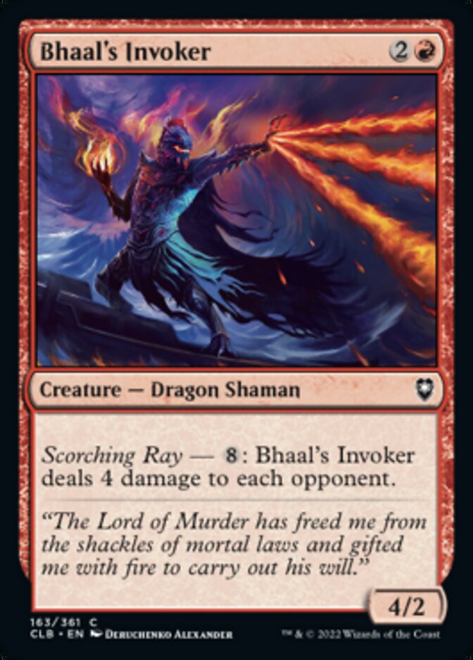 Bhaal's Invoker [Commander Legends: Battle for Baldur's Gate] | Card Merchant Takapuna