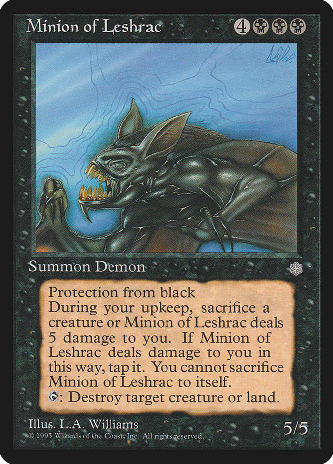 Minion of Leshrac [Ice Age] | Card Merchant Takapuna