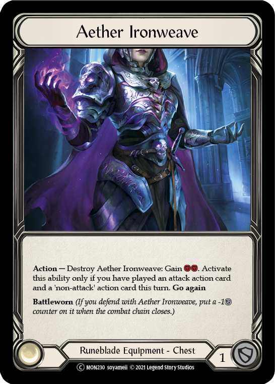 Aether Ironweave [U-MON230] (Monarch Unlimited)  Unlimited Normal | Card Merchant Takapuna