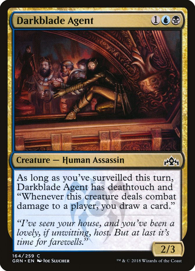 Darkblade Agent [Guilds of Ravnica] | Card Merchant Takapuna