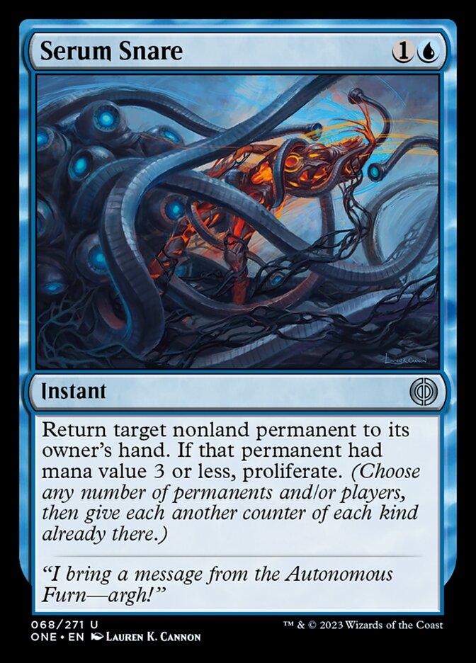 Serum Snare [Phyrexia: All Will Be One] | Card Merchant Takapuna