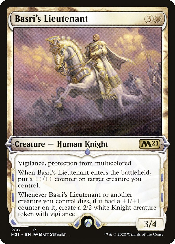 Basri's Lieutenant (Showcase) [Core Set 2021] | Card Merchant Takapuna