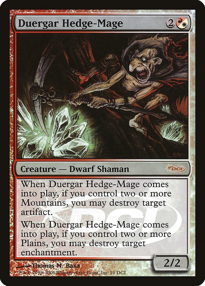 Duergar Hedge-Mage [Gateway 2008] | Card Merchant Takapuna