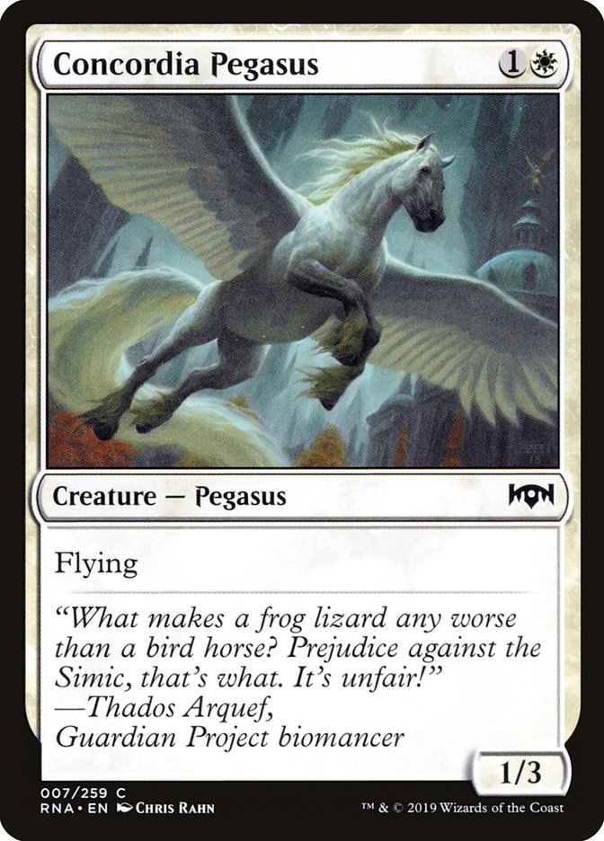 Concordia Pegasus [Ravnica Allegiance] | Card Merchant Takapuna