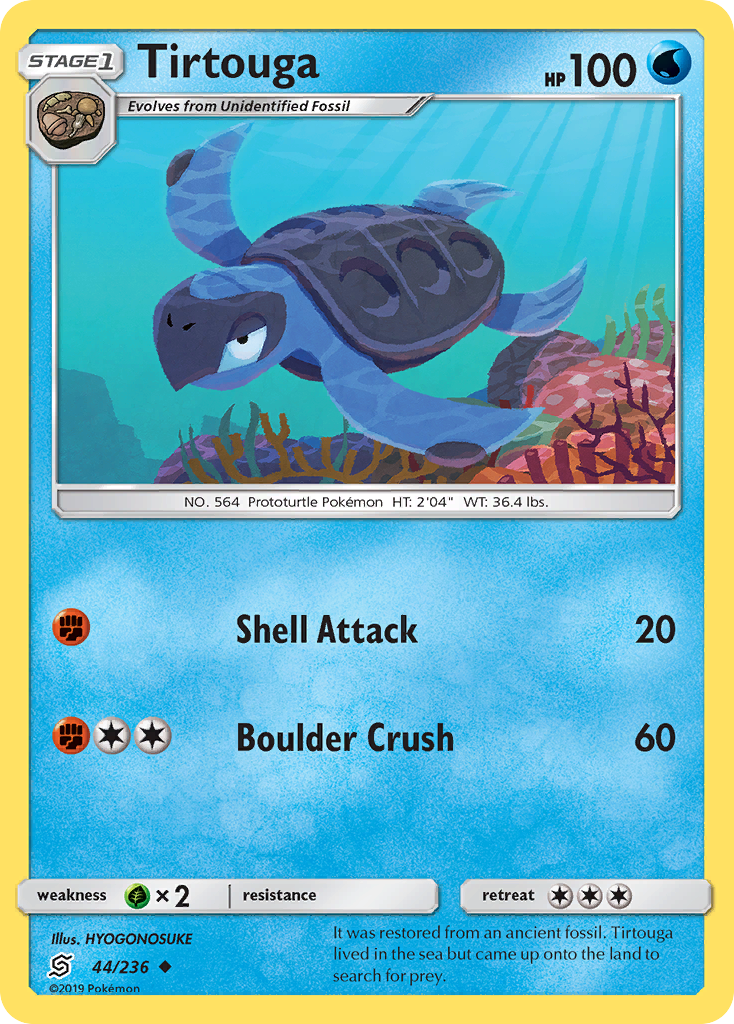 Tirtouga (44/236) [Sun & Moon: Unified Minds] | Card Merchant Takapuna