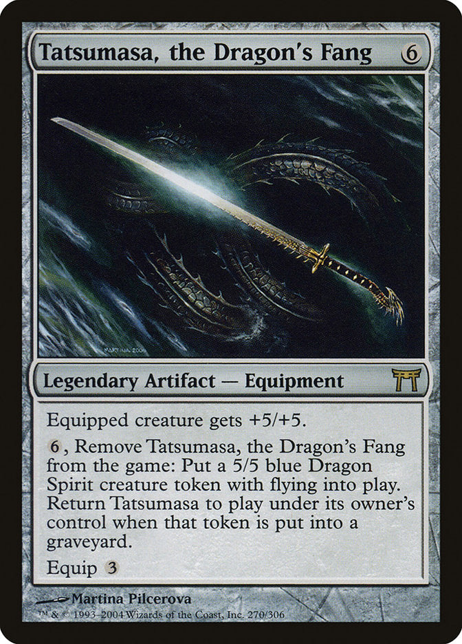 Tatsumasa, the Dragon's Fang [Champions of Kamigawa] | Card Merchant Takapuna