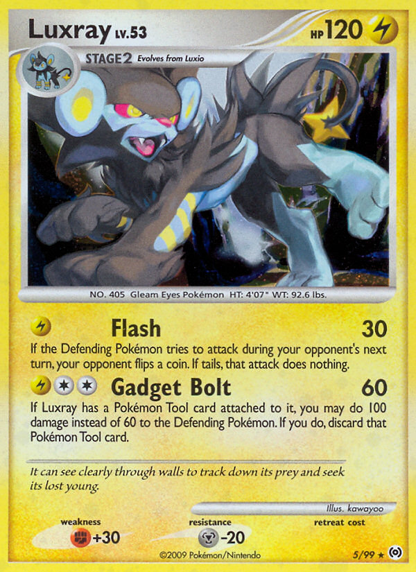 Luxray (5/99) [Platinum: Arceus] | Card Merchant Takapuna