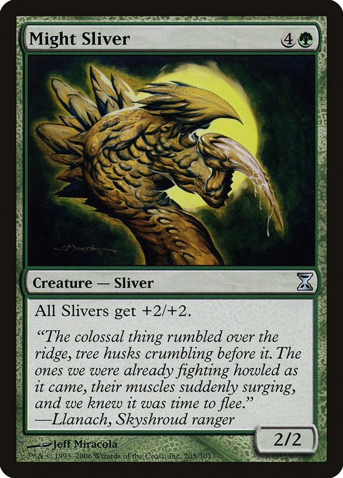 Might Sliver [Time Spiral] | Card Merchant Takapuna