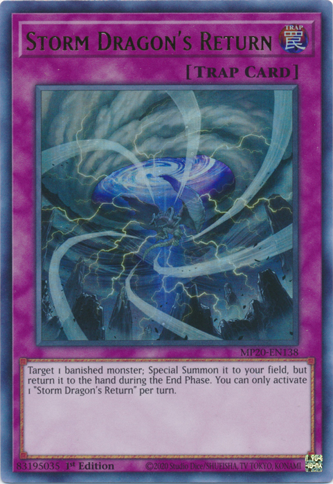 Storm Dragon's Return [MP20-EN138] Ultra Rare | Card Merchant Takapuna