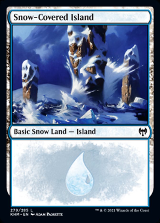 Snow-Covered Island (279) [Kaldheim] | Card Merchant Takapuna