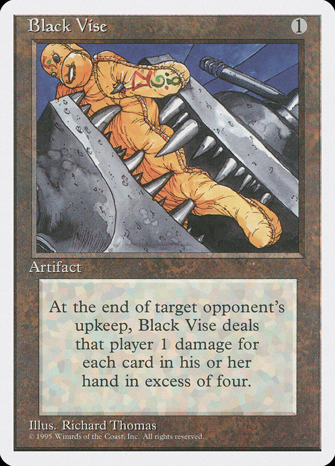 Black Vise [Fourth Edition] | Card Merchant Takapuna