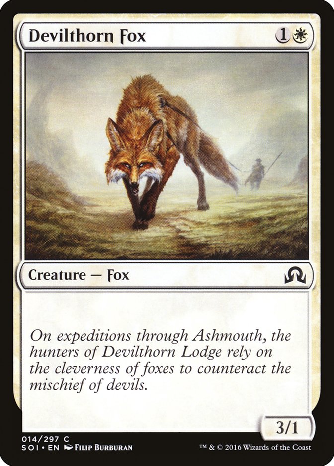 Devilthorn Fox [Shadows over Innistrad] | Card Merchant Takapuna