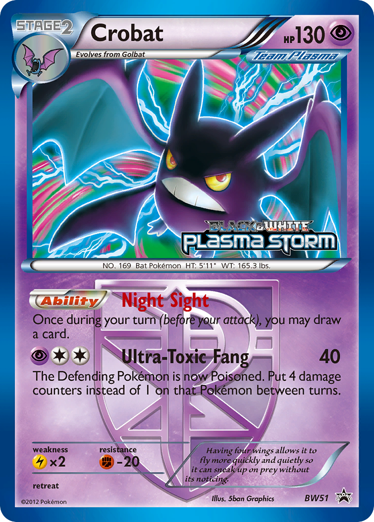 Crobat (BW51) [Black & White: Black Star Promos] | Card Merchant Takapuna