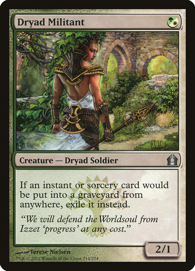 Dryad Militant [Return to Ravnica] | Card Merchant Takapuna