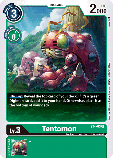 Tentomon [ST4-03] [Starter Deck: Giga Green] | Card Merchant Takapuna