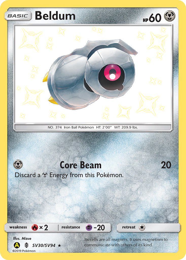 Beldum (SV30/SV94) [Sun & Moon: Hidden Fates - Shiny Vault] | Card Merchant Takapuna