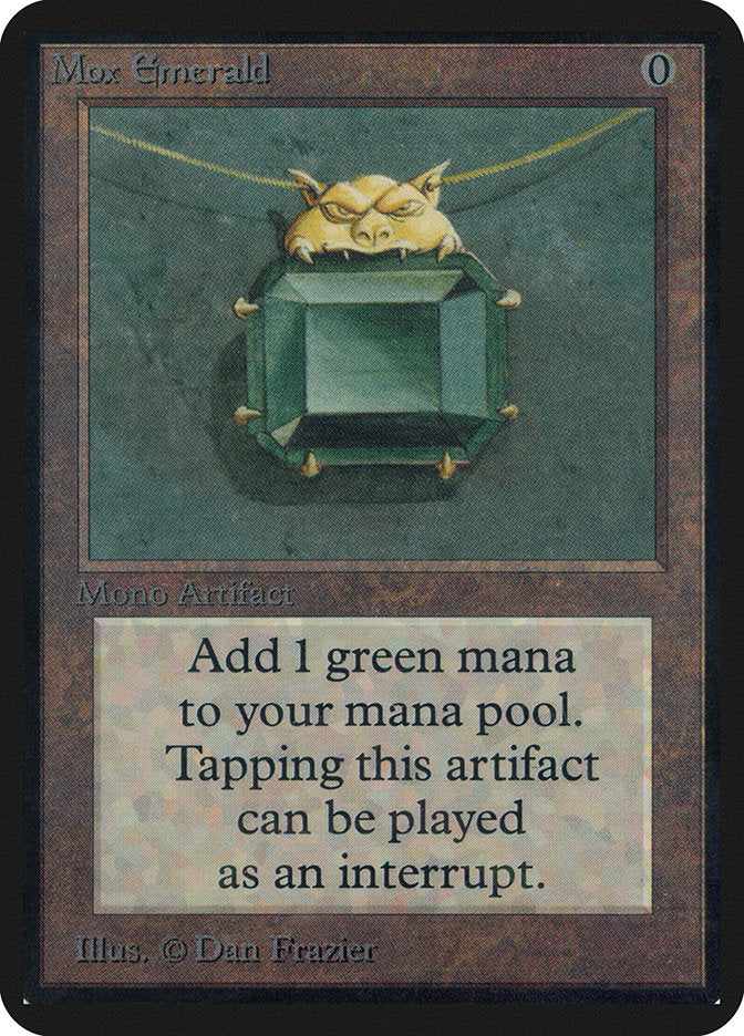 Mox Emerald [Alpha Edition] | Card Merchant Takapuna