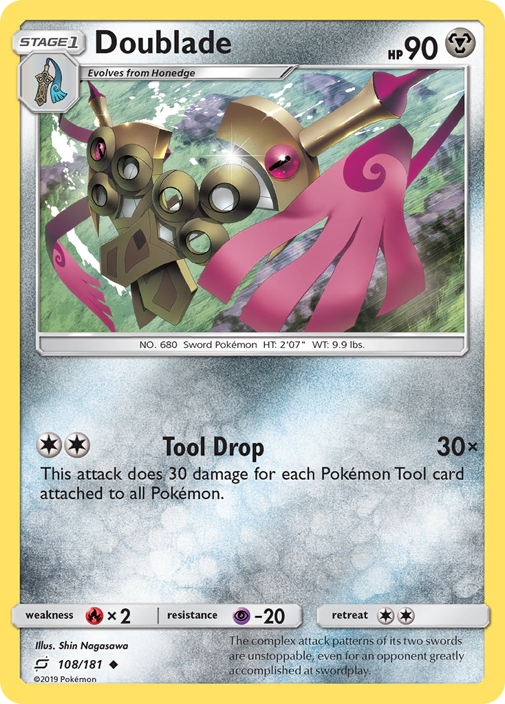 Doublade (108/181) [Sun & Moon: Team Up] | Card Merchant Takapuna