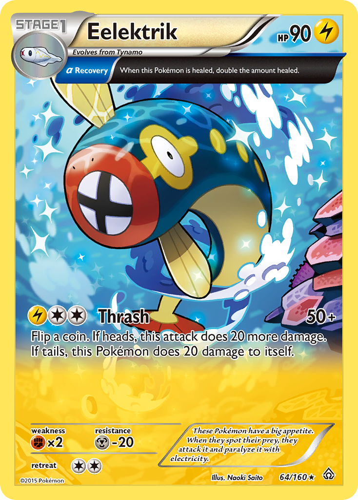 Eelektrik (64/160) [XY: Primal Clash] | Card Merchant Takapuna