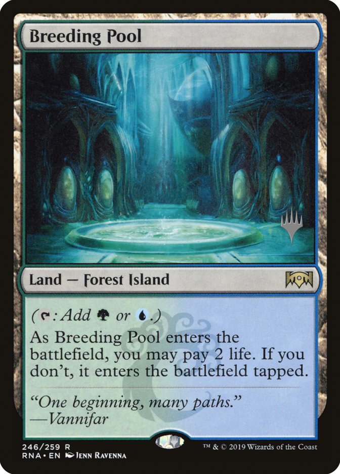 Breeding Pool (Promo Pack) [Ravnica Allegiance Promos] | Card Merchant Takapuna