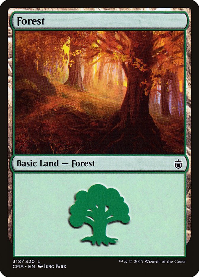 Forest (318) [Commander Anthology] | Card Merchant Takapuna