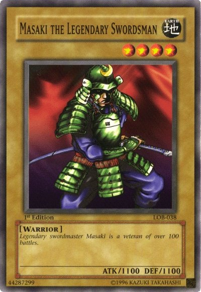 Masaki the Legendary Swordsman [LOB-038] Common | Card Merchant Takapuna