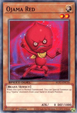 Ojama Red [SGX1-ENC10] Common | Card Merchant Takapuna