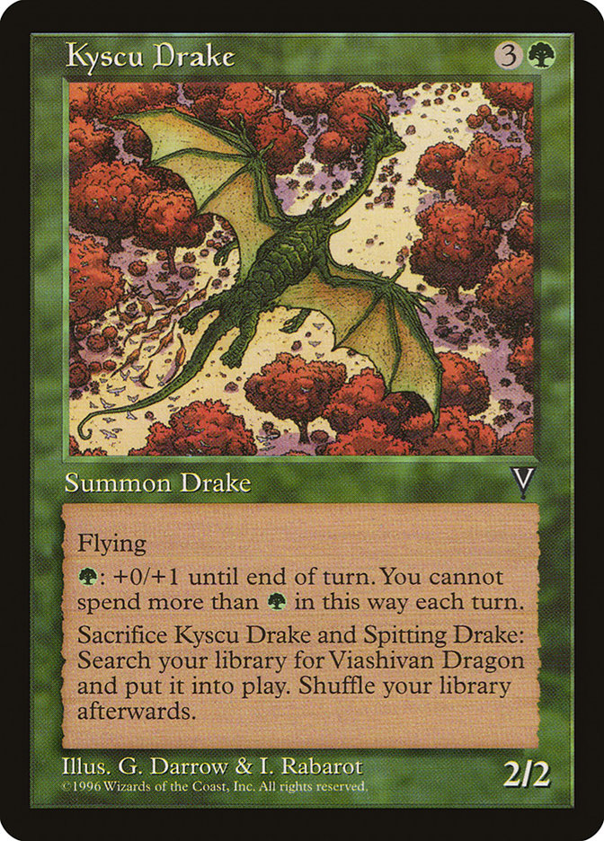 Kyscu Drake [Visions] | Card Merchant Takapuna