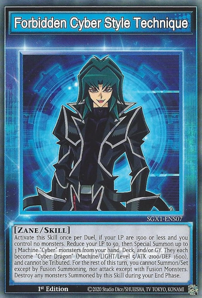 Forbidden Cyber Style Technique [SGX1-ENS07] Common | Card Merchant Takapuna