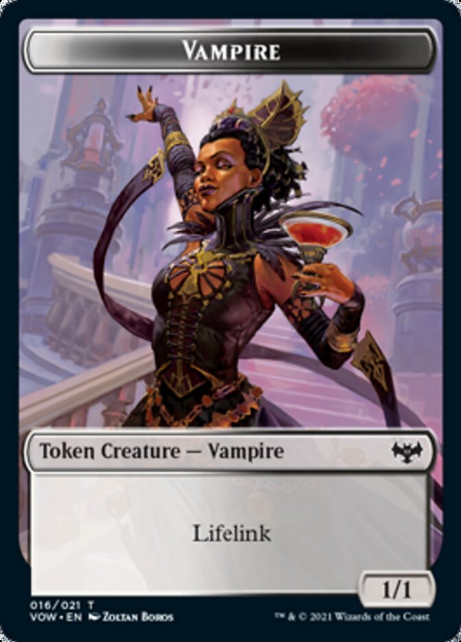 Vampire Token (016) [Innistrad: Crimson Vow Tokens] | Card Merchant Takapuna